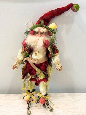 Mark Roberts Della Robbia Small 12” Fairy Christmas Ornament Elf Holiday Fruit
